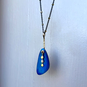 Pendulum dots long Australian opal-serena kojimoto studio