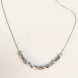 Mini Facet Bead necklace-serena kojimoto studio