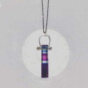 Oxi Horsebit Fluorite necklace-serena kojimoto studio