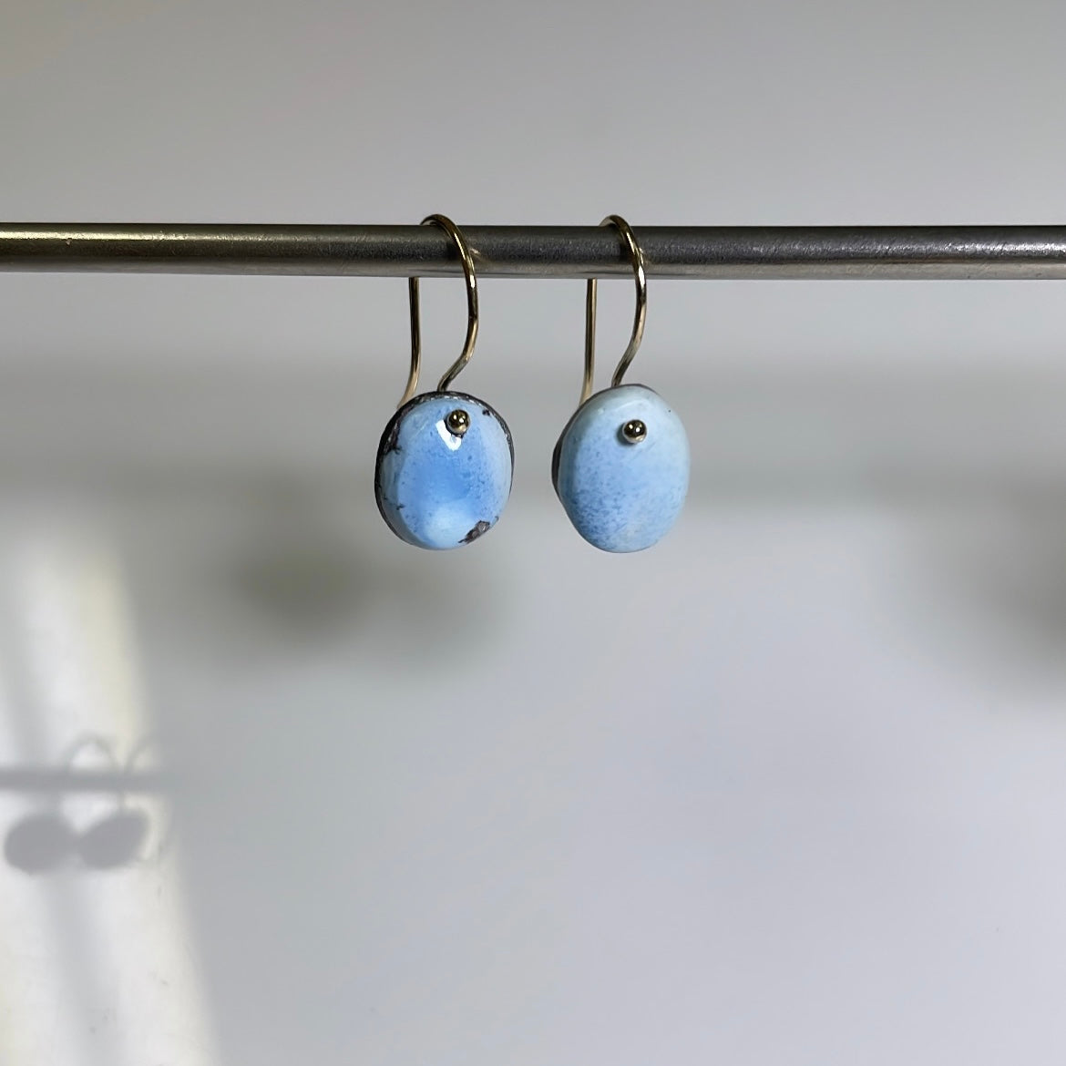 GF1 Petite lavender turquoise earrings-serena kojimoto studio