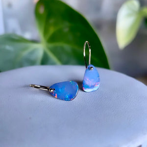 Petite opal Bean earrings-serena kojimoto studio
