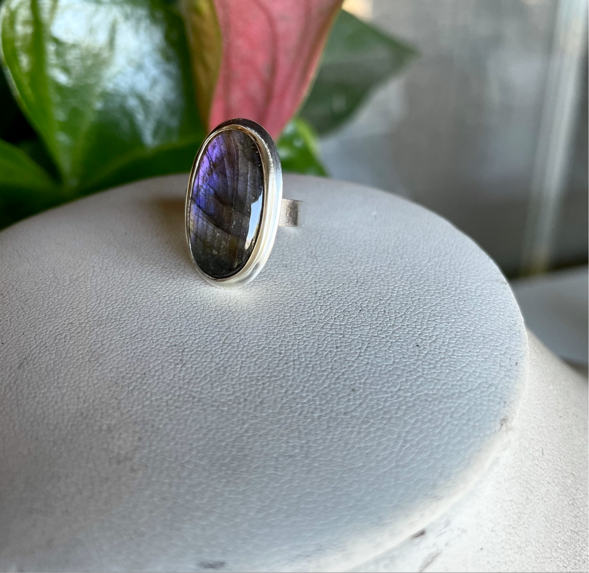 Royal Purple Labradorite Ring-serena kojimoto studio